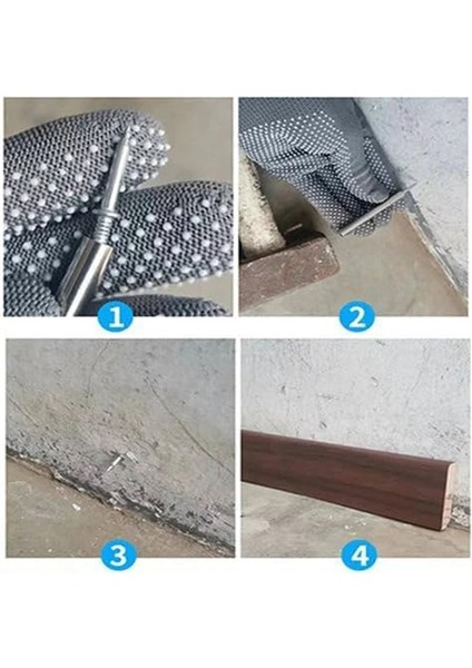 100PCS Çift Kafalı Süpürme Iplik Sorunsuz Çivi Işaretsiz Süpürgelik Çizgisi Çivi Çivi Kollu Aralıklı Sorunsuz Çivi (Yurt Dışından) fırsatları