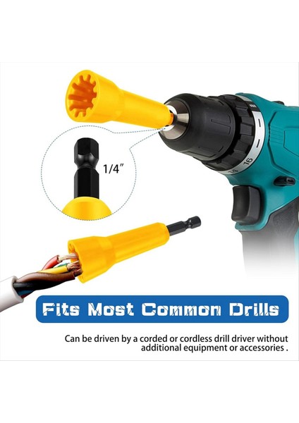 2pc Tel Bükülme Alet Tel Twister Alet Tatbikat Tel Bükülme Tel Konektör Soketi Tel Bükülme Spinner-Sarı (Yurt Dışından) fiyatları