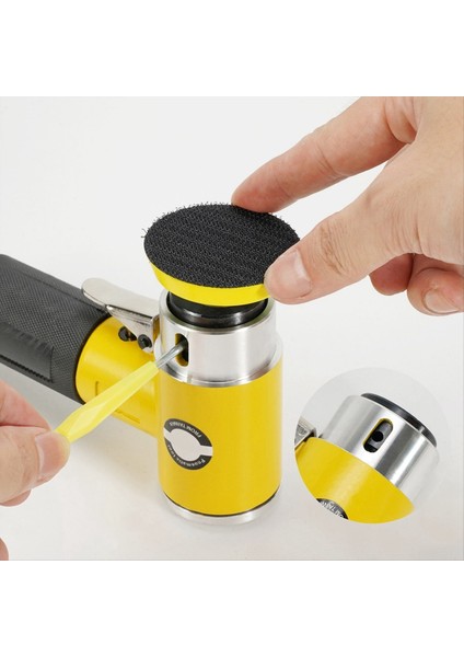 Mini 2 / 3inch Air Sander Pnömatik Parlatıcı Öğütücü Tamponu Çift Oyunculuk Track Parlatıcı A (Yurt Dışından) fırsatları