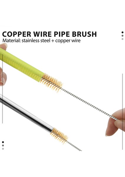 6 Adet Pirinç Tüp Temizleme Fırça Fırçası Tel Fırça Seti Temizleme Aleti Parlatma Aleti Pirinç Tel Fırça Boru Tüp Silindiri Delikleri Temizleme El Aleti (Yurt Dışından) fiyatları