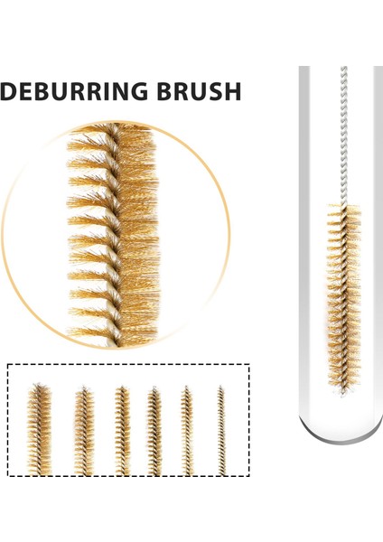 6 Adet Pirinç Tüp Temizleme Fırça Fırçası Tel Fırça Seti Temizleme Aleti Parlatma Aleti Pirinç Tel Fırça Boru Tüp Silindiri Delikleri Temizleme El Aleti (Yurt Dışından) fırsatları