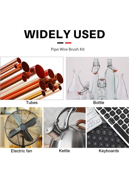 6 Adet Pirinç Tüp Temizleme Fırça Fırçası Tel Fırça Seti Temizleme Aleti Parlatma Aleti Pirinç Tel Fırça Boru Tüp Silindiri Delikleri Temizleme El Aleti (Yurt Dışından) indirimleri