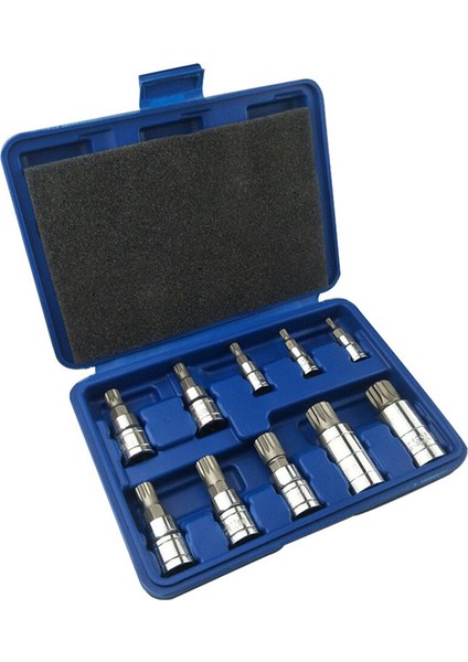 10 Parçalı Orta Delik Seti 12 Toplu Başlık Kolu Bit Seti 12 Nokta M Serisi Sleeve (Yurt Dışından)