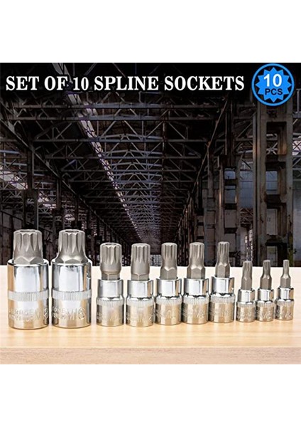 10 Parçalı Orta Delik Seti 12 Toplu Başlık Kolu Bit Seti 12 Nokta M Serisi Sleeve (Yurt Dışından) modelleri