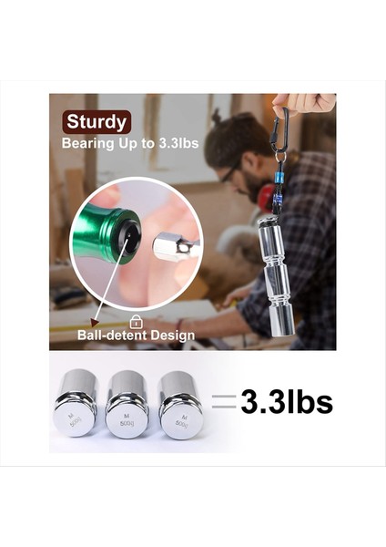 24PCS Taşınabilir Bit Tutucu Anahtarlık 14 Pc ve 6pcs 1/4 Inç Altıgen Tornavida Bitleri Tutucu W/siyah Karabin (Yurt Dışından) fırsatları