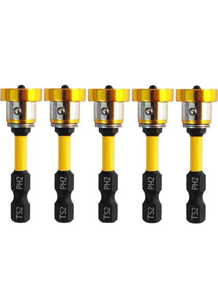 5pcs Manyetik Tornavida Bit Matkap Çapraz Kafa Manyetik Tornavida Bitleri Alçak (Yurt Dışından)