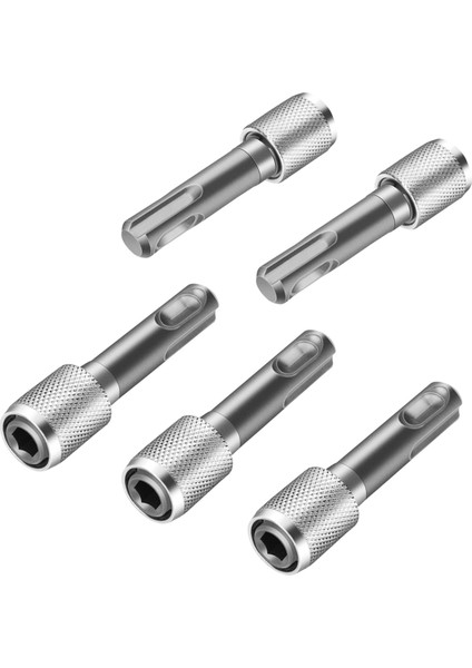 5pcs Sds-Plus Matkap Aygıt Adaptörü Sds Plus Bit Adaptörü 1/4 Inç 6 35MM Altı Soket Çelik Matkap Tutucu Matkap Botu (Yurt Dışından)