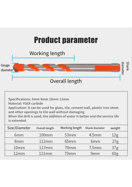 El Matkap Aksesuarları Üçgen Matkap Bitleri Kombinasyon Seti Bakım ve Değiştirme Için Kullanılır (Yurt Dışından) modelleri
