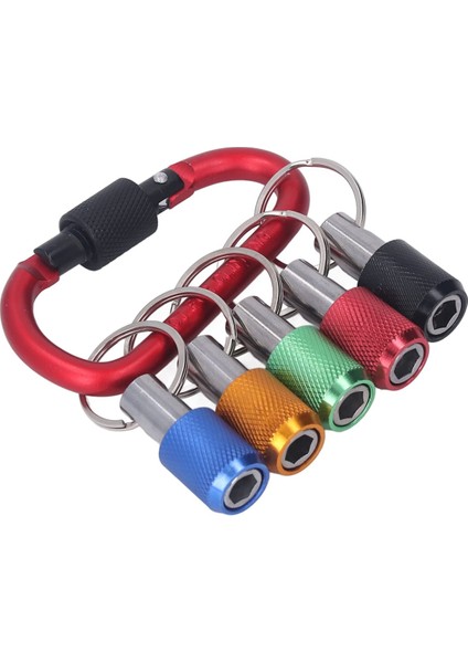 1/4 Bit Tutucu Oksidasyona Dayanıklı Iyi Uyumluluk Manyetik Soket Tutucu Metal Karabin Taşınabilir Kaplama Kırmızı (Yurt Dışından)