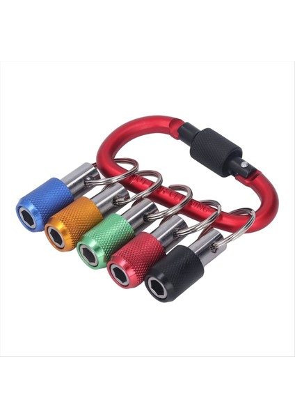 1/4 Bit Tutucu Oksidasyona Dayanıklı Iyi Uyumluluk Manyetik Soket Tutucu Metal Karabin Taşınabilir Kaplama Kırmızı (Yurt Dışından) fiyatları