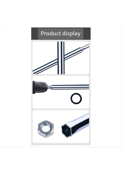 Tavan Tesviye Kolu 10MM/12MM/13MM/14MM/17MM Uzanan Içi Boş Vidalı Somun Sondaj Elektrik Aleti Için Hexagon Soketi (Yurt Dışından) fiyatları