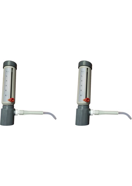 2x Lab Şişe Üst Dağıtıcı Ekonomik Yarı Otomatik Sıvı Dağıtıcı Manşon Tip 5-25 ml Ayarlanabilir Sıvı Toplayıcı (Yurt Dışından)