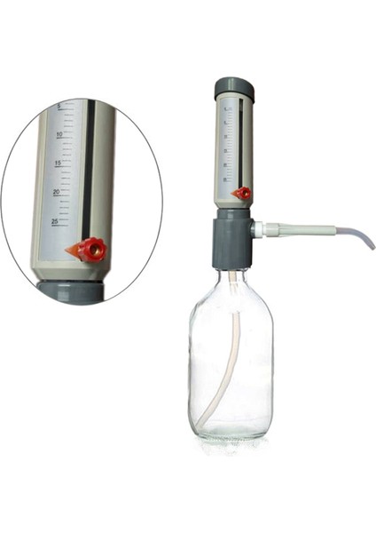 2x Lab Şişe Üst Dağıtıcı Ekonomik Yarı Otomatik Sıvı Dağıtıcı Manşon Tip 5-25 ml Ayarlanabilir Sıvı Toplayıcı (Yurt Dışından) indirimleri