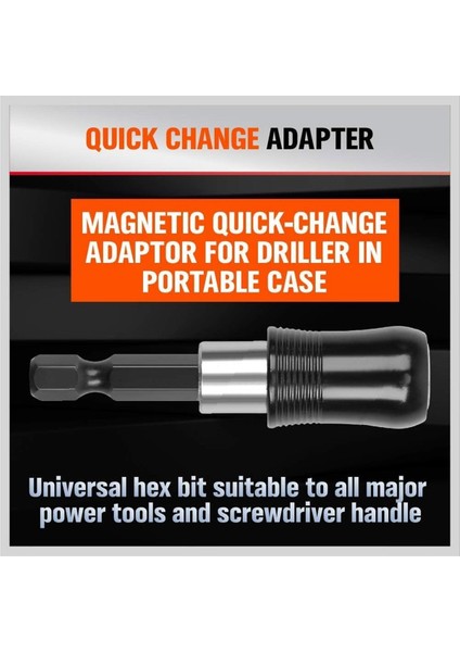 Onaltılık Bit Seti 23 Parçalı Altı Tuş Matkap Bit Seti Metrik ve Sae S2 Steel 1/4inch Hex-Shank 2 3 Inç Uzunluğunda (Yurt Dışından) modelleri