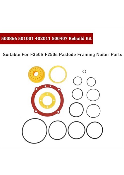 500866 501001 402011 500407 O-Rıng F350&#39 Ler Için Uyumlar F350S F250S F325C Uyumlu Değiştirme Onarım Parçaları B (Yurt Dışından) indirimleri