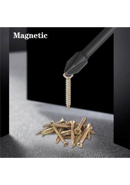 Manyetik Tornavida Bit Seti Kayma Önleyici Manyetik Matkap Ucu Seti S2 Etki Manyetik Güçlü Manyetik Ph2 Bitleri 12PCS (Yurt Dışından) modelleri