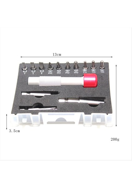 14 Parçalı Alüminyum Alaşım Tornavida Bit Bağlantı Uzatma Dönüşüm Aracı Manuel Sondaj Bakım Kombinasyonu (Yurt Dışından) modelleri