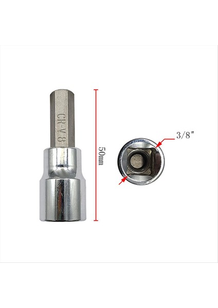10 Parçalı 3/8 Altıgen Presleme Kollu Yıldız Presleme Kollu Torx Spline Altıgen Kılıf (Yurt Dışından) modelleri