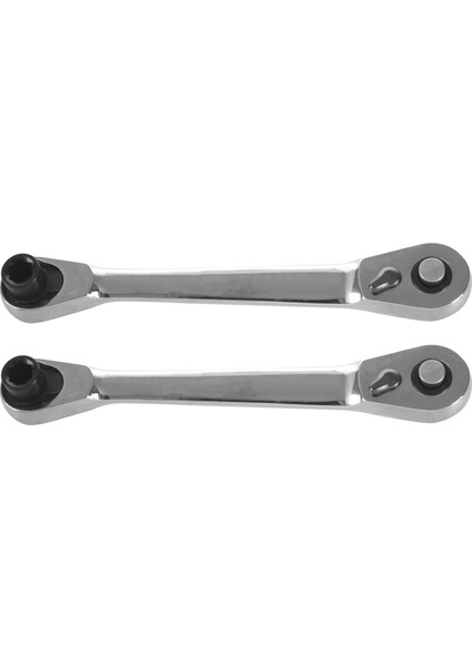 2x Mini Çift Kafa Hızlı Cırcır Kılavuzu Ratchet Anahtarı Bit Hızlı Soket Anahtarı Tornavida Tornavida Aracı (Yurt Dışından)
