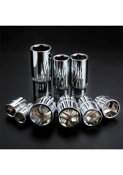 Uzun Altıgen Soket Kafası ve Kombine Cırcır Anahtarı Aleti ile 10 Parça 1/4 Inç Harici Soket (Yurt Dışından) modelleri