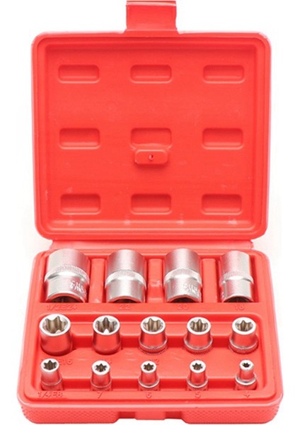 14PCS E-Tipi Manşon Kombinasyonu/6 Açılı Kol/darbe Kalıplama Kutusu Seti Aracı/özel Bakım Aracı (Yurt Dışından)