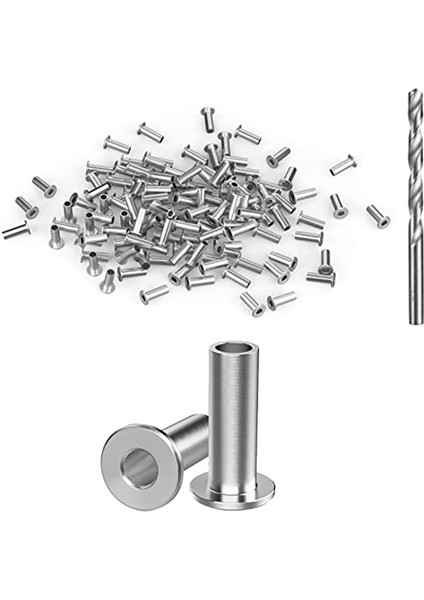 1/8 Inç 5/32 Inç Veya 3/16 Inç Kablo Korkuluk Kablo Koruyucu Kollar Için 70 Paket Paslanmaz Çelik Koruyucu Kollar (Yurt Dışından)