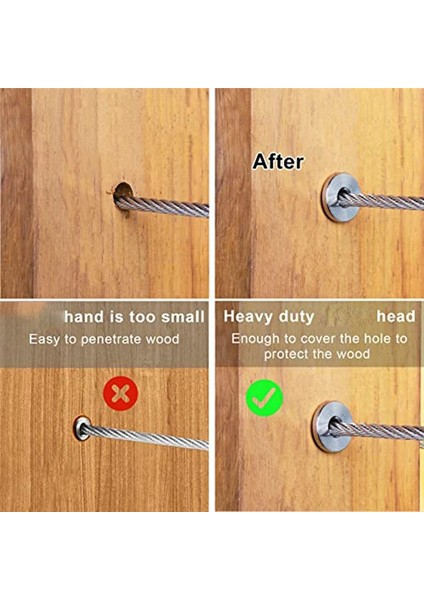 1/8 Inç 5/32 Inç Veya 3/16 Inç Kablo Korkuluk Kablo Koruyucu Kollar Için 70 Paket Paslanmaz Çelik Koruyucu Kollar (Yurt Dışından) indirimleri