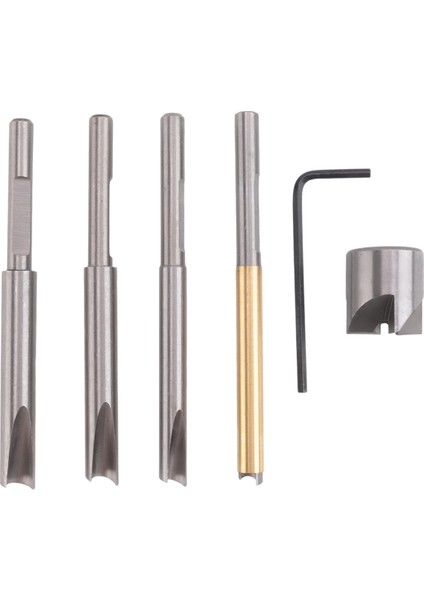 7 Adet Kalem Namlu Düzeltici Kiti Kalem Namlu Kırpma Sistemi Değirmen Düzeltici Seti Kesme Kafa Kol Adaptörü Hex Anahtar Anahtarı (Yurt Dışından)