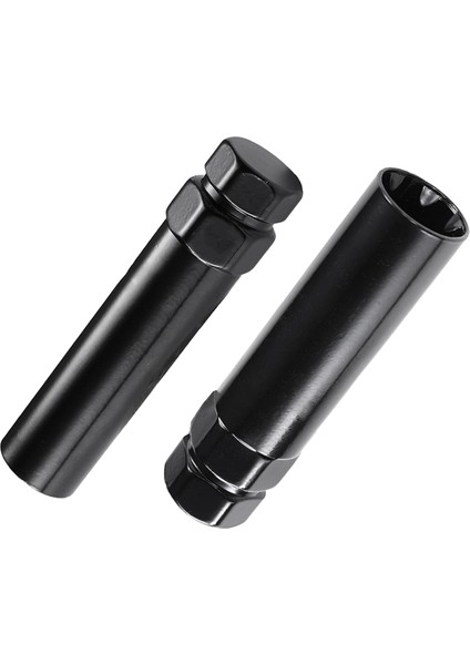 7 Spline Lug Somun Anahtarı 6 Spline Lug Somun Soket Çıkarma Aracı 2 Pcs Çift Hex Drive Satış Sonrası Tekerlek Kilidi Anahtar Değiştirme (Yurt Dışından)