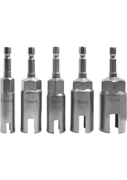 5 Adet Güç Kanadı Somun Sürücüsü 1/4 Inç Hex Shank Yuva Kanadı Fıstıkları ile Seti Panel Için Ayarlanmış (Yurt Dışından)