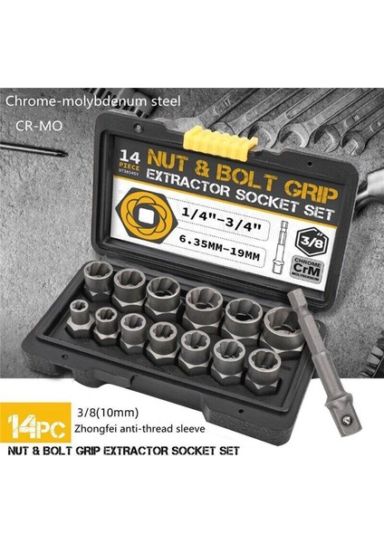 Somun Çıkarıcı Soket Vidalı Somun Extractor Soluk Soket Aracı Otomotiv Malzemeleri (Yurt Dışından) fiyatları