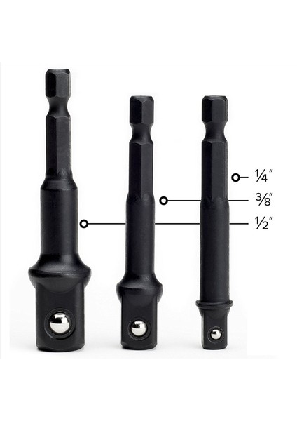 6x Darbe Sınıfı Soket Adaptörü/uzatma Kümesi | Güç Matkabını Yüksek Hızlı Somun Sürücüsüne Dönüştürüyor (Yurt Dışından) fiyatları