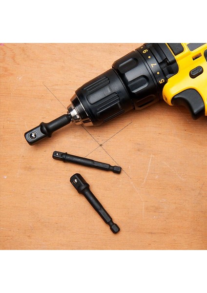 6x Darbe Sınıfı Soket Adaptörü/uzatma Kümesi | Güç Matkabını Yüksek Hızlı Somun Sürücüsüne Dönüştürüyor (Yurt Dışından) indirimleri