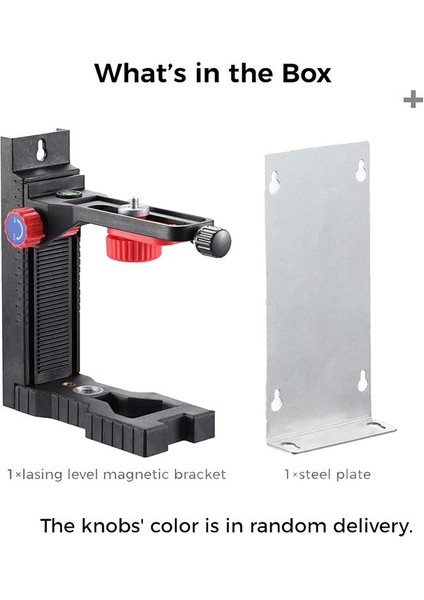 Lazing Seviye Manyetik Braket L-Şekilli Ayarlanabilir Lazing Seviye Adaptörü 1/4 Inç Erkek Iplik (Yurt Dışından) fırsatları