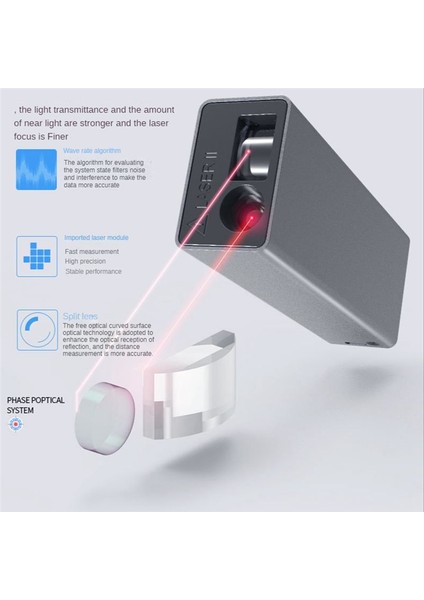 Mini Akıllı Lazer Rangefinder 30M Taşınabilir Dijital Lazer Rangefinder USB (Yurt Dışından) fırsatları