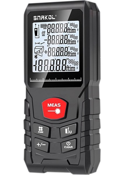 Snakol Cetvel Çoklu Ölçüm Modları 50M El Taşınağı Lazer Rangefinder Inşaat Cetveli Test Aracı (Yurt Dışından) fiyatları