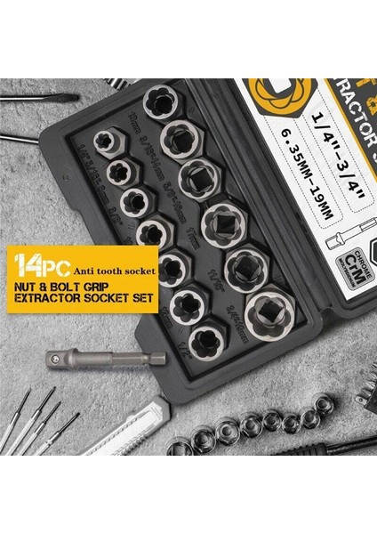 Somun Çıkarıcı Soket Vidalı Somun Extractor Soluk Soket Aracı Otomotiv Malzemeleri (Yurt Dışından) modelleri