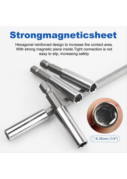 50PCS Güçlü Manyetik Matkap Bit Uzatma Tutucu 1/4in Hex Shank Darbe Sürücüsü Için Çelik Tornavida Uzantısı 2 36IN (Yurt Dışından) fırsatları