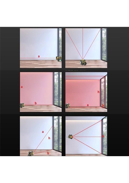3 In1 LCD Ekran 60M Dijital Lazer Hareketli Ölçer Malzemeli El Derecesi Elde Taşınması Kızılötesi Bulucu 5m Ölçüm Bandı (Yurt Dışından) modelleri