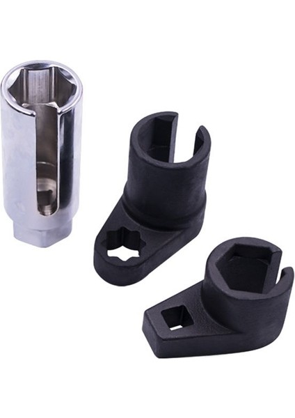 Oksijen Sensörü Çıkartma Soketi 22MM Sensör Soket Anahtarı 3 Pcs Kablo Kapısı Erişim Sensör Tarafı Kablolara Hasarı Önleme (Yurt Dışından)