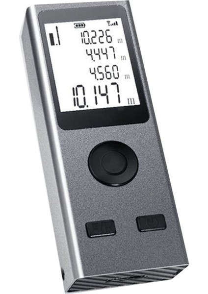 Mini Lazer Malzemeci Dijital Bant Memperi Lazer Hükümdar USB Şarj Alüminyum Alaşım Gövde Ölçüm Mesafesi 30M (Yurt Dışından)