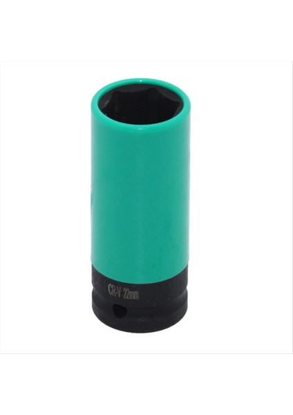 Tekerlek Koruyucusu Etki Soketi Seti 1/2 Inç Tahmin Somun Soketi Renk Kodlu Koruyucu Kenar (15/17/19/21/22MM) (Yurt Dışından)