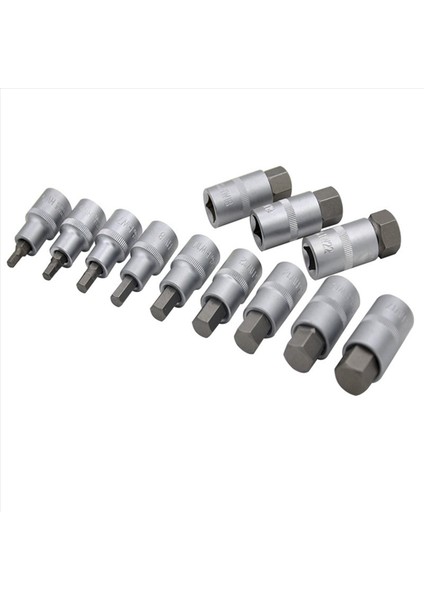 36PCS 1/2 Inç Etki Altı Bit Soketi Seti H5 H6 H7 H8 H10 H12 H14 H16 H17 H18 H19 H22 Hex Temel Soketler Set (Yurt Dışından) modelleri