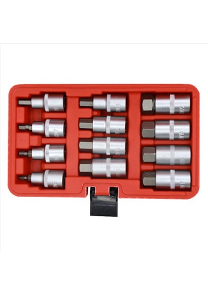 36PCS 1/2 Inç Etki Altı Bit Soketi Seti H5 H6 H7 H8 H10 H12 H14 H16 H17 H18 H19 H22 Hex Temel Soketler Set (Yurt Dışından) indirimleri