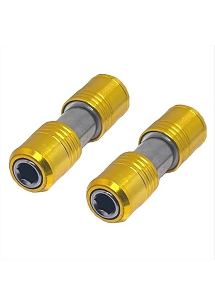 2pcs Taşınabilir Tornavida Biti Tutucu Çift Kafa Uzatma Çubuğu Hızlı Serbest Bırakma 1/4inch Altıgen Vidalı Adaptör Soketi (Yurt Dışından)