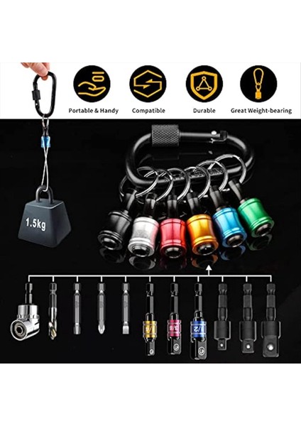 1/4 Hex-Şeytan Bit Tutucu Anahtar A Gadgets 3pc 1/4in 3/8in 1/2in Matkap Soket ADAPTÖRÜ+105 ° Sağ Açılı Matkap Eki (Yurt Dışından) fiyatları