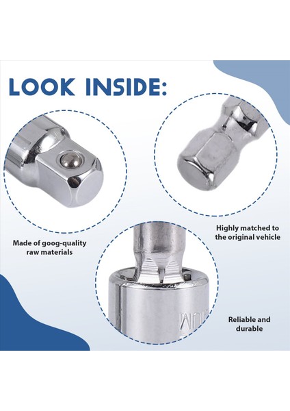 3 Paket Etki Sınıfı Soket Adaptörü 360 Derece Evrensel Döner Soket Seti Soket Matkap Adaptör (Yurt Dışından) indirimleri