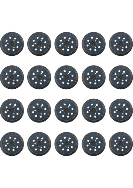 Makita Için Parkur Zımpara Yerine 20X 8 Delik Temeli 743081-8 BO5030 BO5031 BO5041 BO5010 MT922 MT944 M9204B (Yurt Dışından)