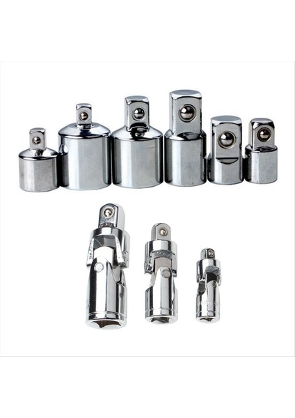 6pcs Ratchet Anahtar Soketi Dönüştürücü Kılıf Kafaları Evrensel Dönüşüm Adaptörü ile Adaptör (Yurt Dışından)