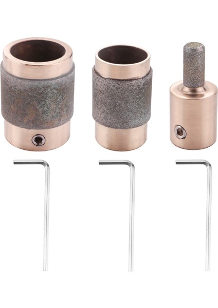 1 Inç 3/4 Inç 1/4 Inç Vitray Elmas Öğütücü Bit Başlıklar 3 Boyutlar Pirinç Çekirdek (Yurt Dışından)